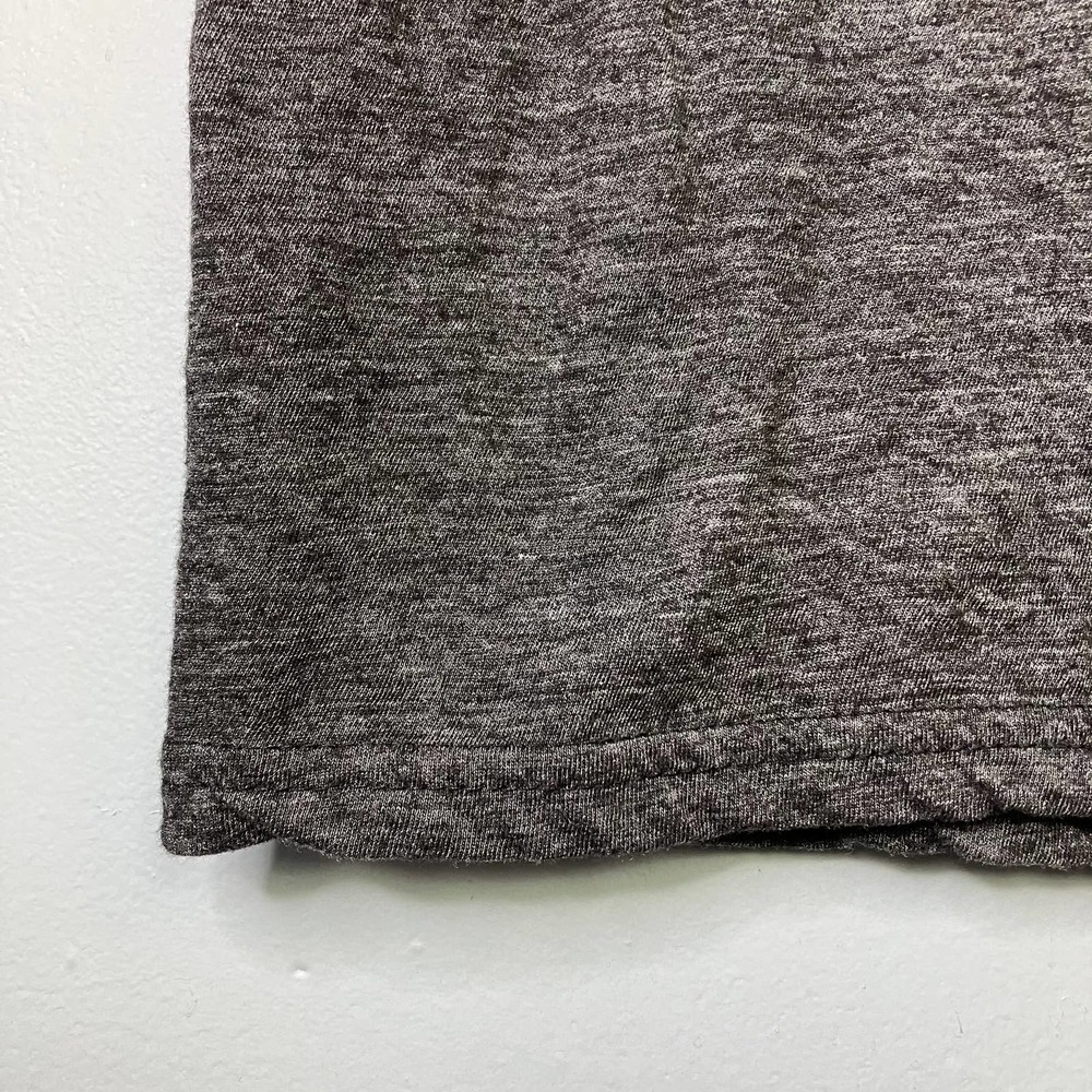 The Rolling Stones Bravado Distressed Tongue Logo Band Tee Heathered Gray Size L - Picture 5 of 11